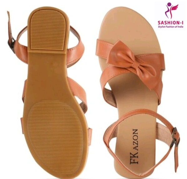 Flats for Woman - Tan Color